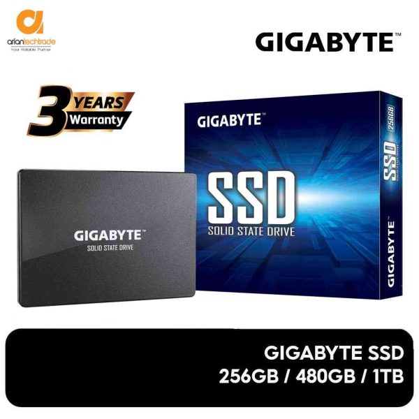 GIGABYTE 2.5" Solid State Drive SSD ( 256GB / 480GB /1TB )